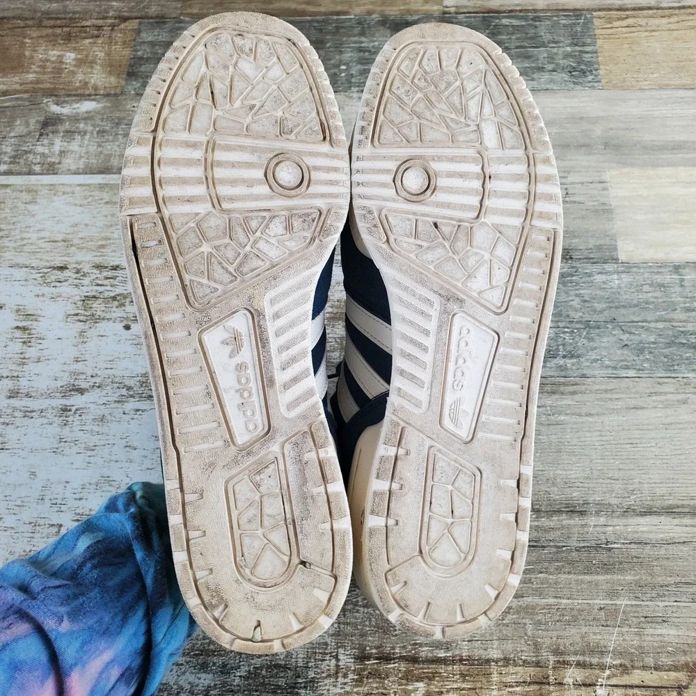 Adidas Rivalry Low Mens Shoes Sz 9.5 Running Collegiate Navy Cloud White Sneaker